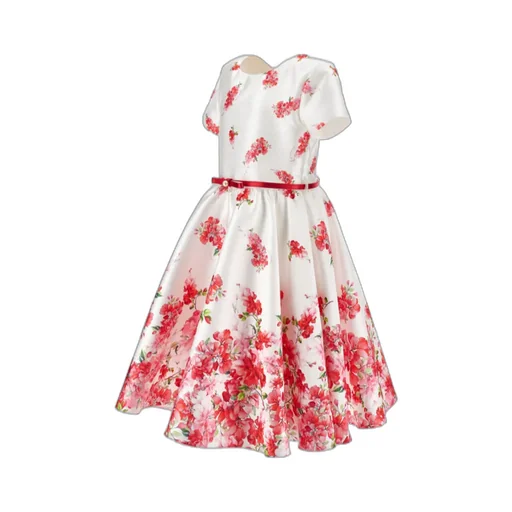 Monnalisa Floral Swing Dress