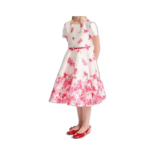 Monnalisa Floral Swing Dress