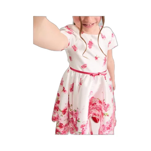 Monnalisa Floral Swing Dress