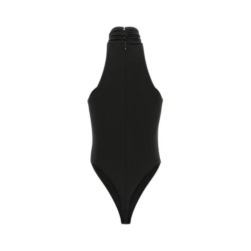 Elisabetta Franchi Embellished High-Neck Bodysuit