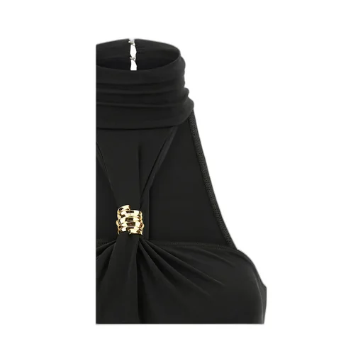Elisabetta Franchi Embellished High-Neck Bodysuit