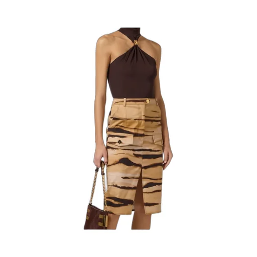 Elisabetta Franchi Embellished High-Neck Bodysuit