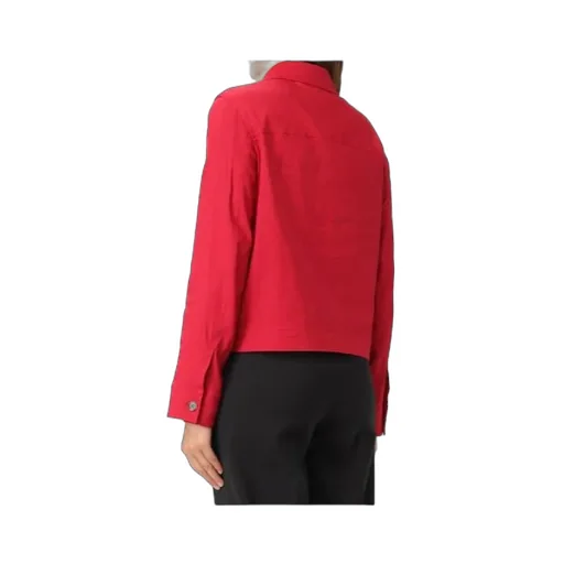 Button-Fastening Flap-Pocket Jacket