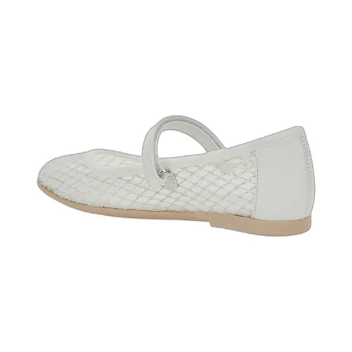 Monnalisa Glitter Mesh Ballerinas