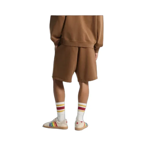 Drawstring Embroidered-Logo Track Shorts
