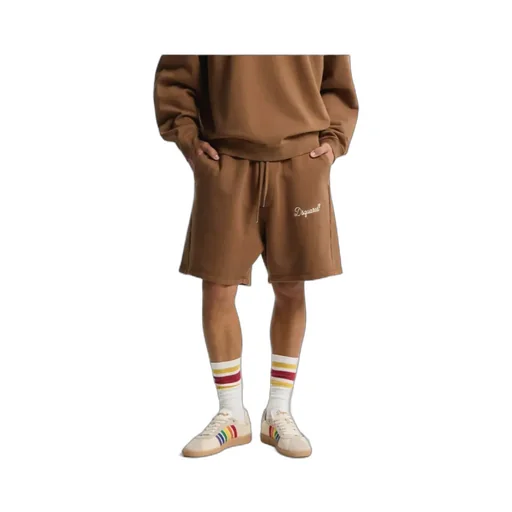 Drawstring Embroidered-Logo Track Shorts