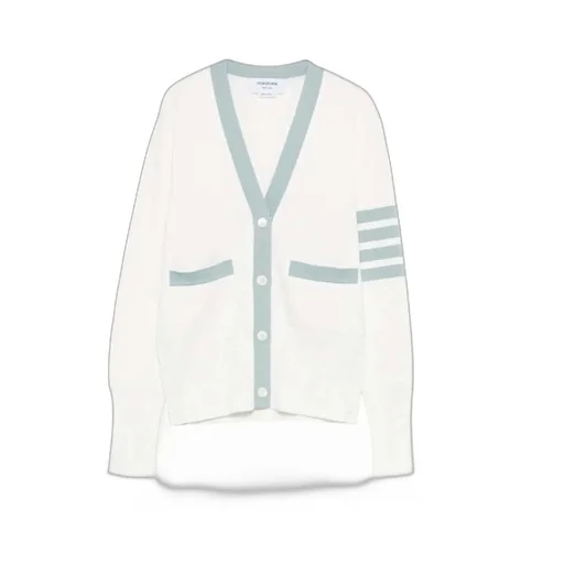 Stripe-Detail Cardigan