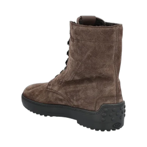 Tod's Round-Toe Lace-Up Boots