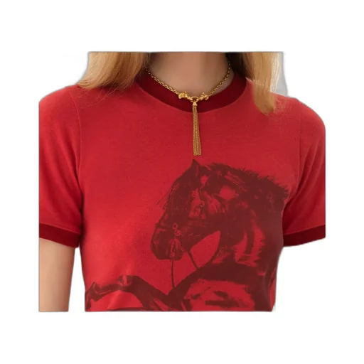 Chloé Horse Chain Necklace