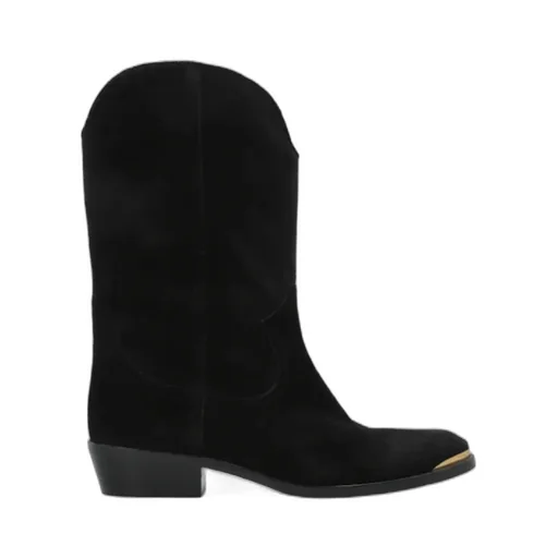 Block-Heel Cowboy Boots