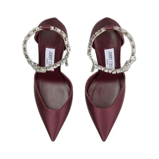 Stevie 100 Sat Pointed High Heels