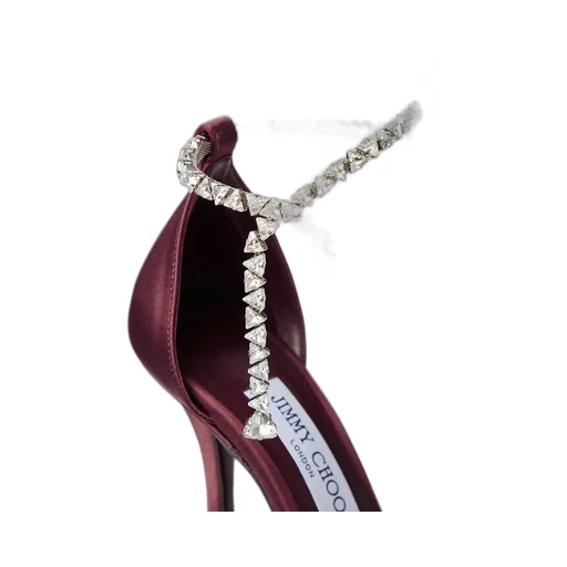Stevie 100 Sat Pointed High Heels