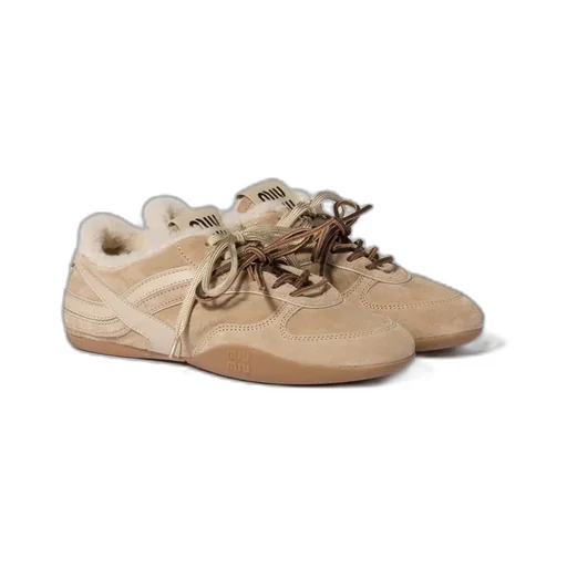 Miu Miu Gymnasium Lace-Up Sneakers