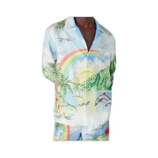 Aloha Long Sleeve Silk Shirt