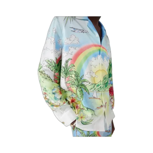 Aloha Long Sleeve Silk Shirt