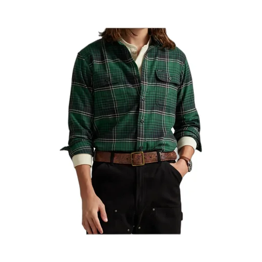 Brushed Twill Plaid Shirt