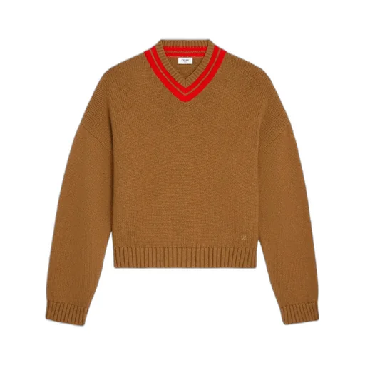 V-Neck Sweater In Cashmere