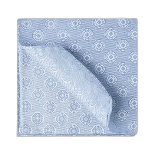 Medallion Silk Pocket Square Scarf