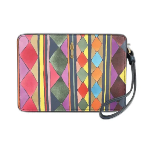 Christian Louboutin Pattern-Printed Clutch Bag