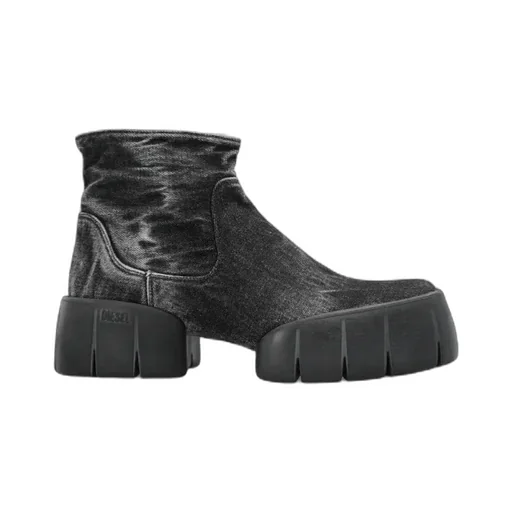 D-Tex Platform Ankle Boots