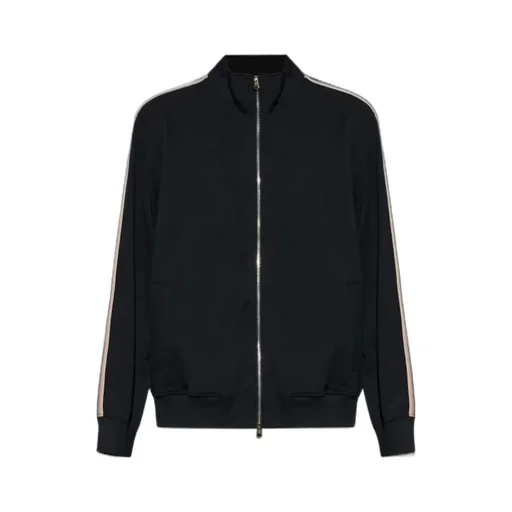 Paul Smith Stand Up Collar Zipped Sweatshirt