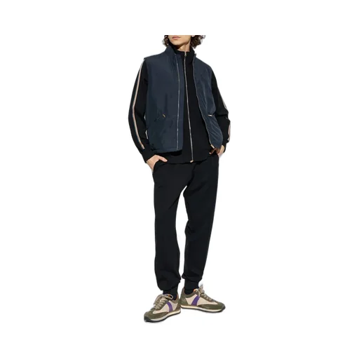 Paul Smith Stand Up Collar Zipped Sweatshirt