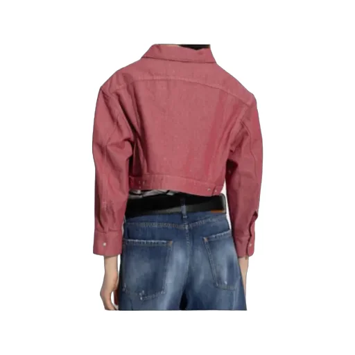 Dsquared2 Cropped Denim Jacket
