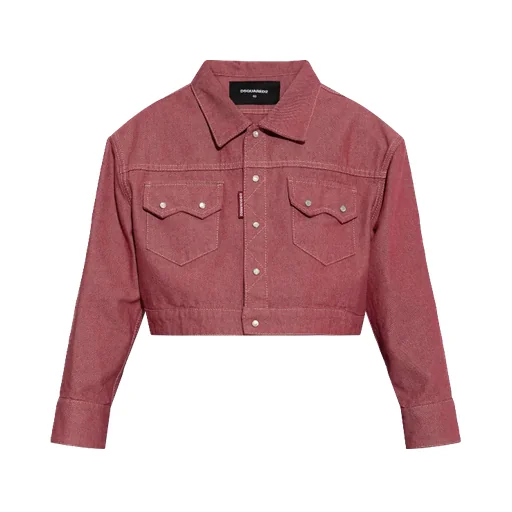 Dsquared2 Cropped Denim Jacket