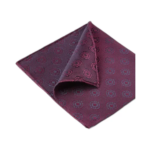 Medallion-Print Silk Pocket Square