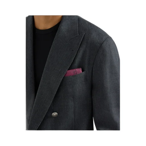 Medallion-Print Silk Pocket Square