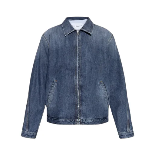 Givenchy Zip-Up Denim Jacket