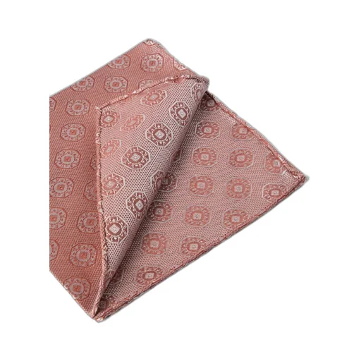 Medallion-Print Silk Pocket Square