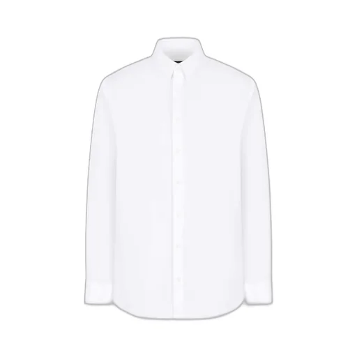 Giorgio Armani Curved Hem Buttoned Shirt