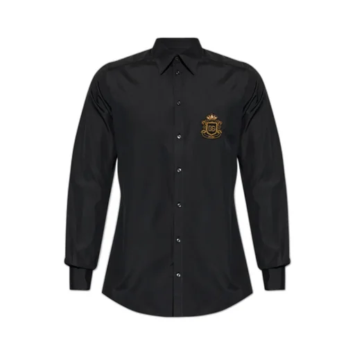 Dolce & Gabbana Martini Heraldic Patch Shirt