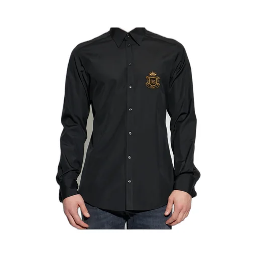 Dolce & Gabbana Martini Heraldic Patch Shirt