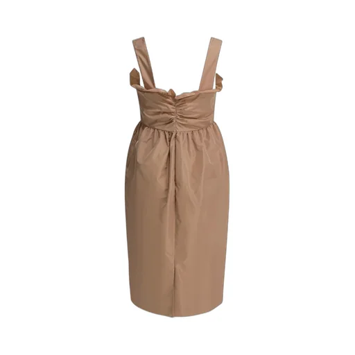 Chloé Ruched Bustier Balloon Dress