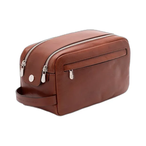 Brunello Cucinelli Zipped Beauty Case
