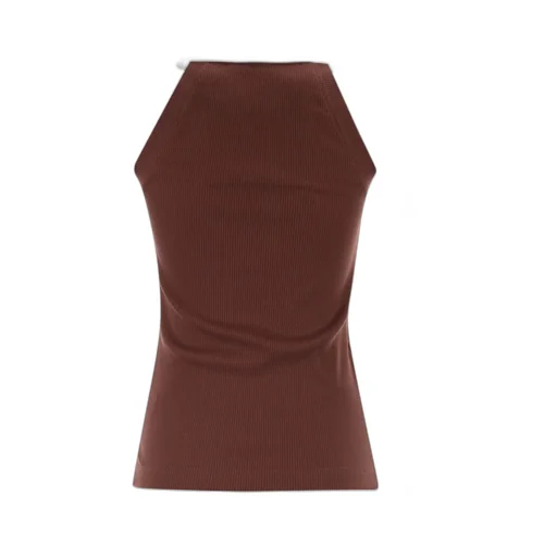 Ribbed Crew-Neck Tank Top