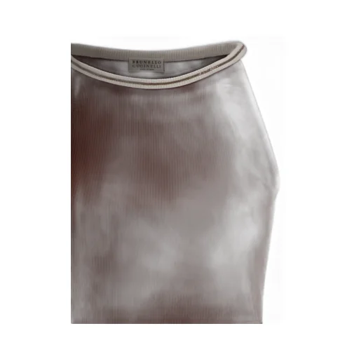 Ribbed Crew-Neck Tank Top