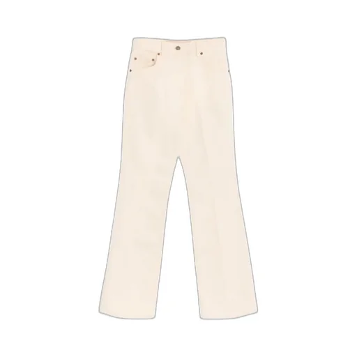 Valentino Logo Plaque Straight Leg Pants