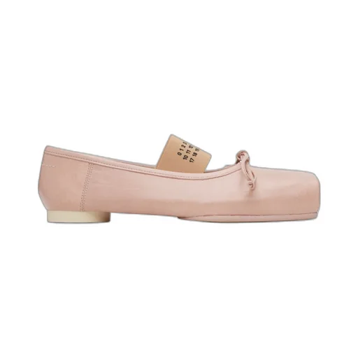 Square-Toe Bow Ballet Flats
