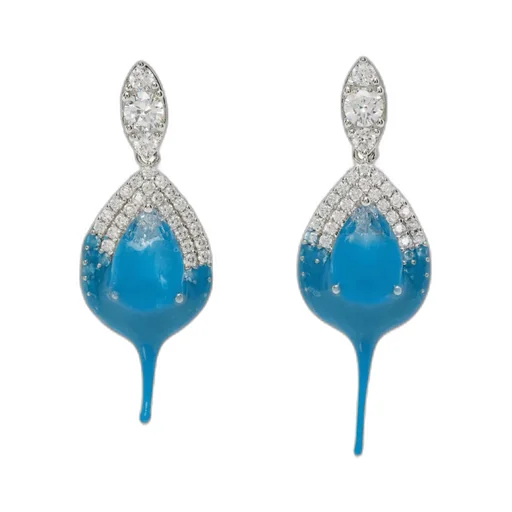 Dipped Diamond Earrings