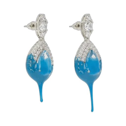 Dipped Diamond Earrings