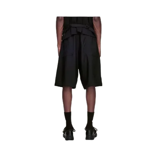 Y-3 Sport Uniform Pleated Shorts