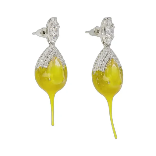 Dipped Diamond Earrings