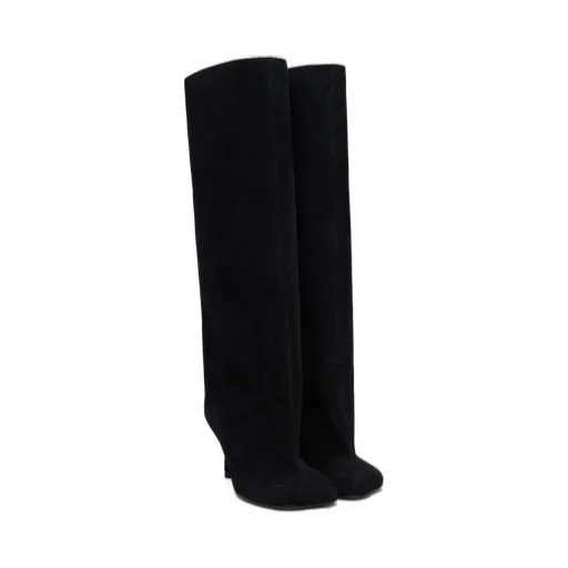 Suede High Boots