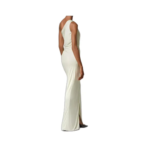 Versace One Shoulder Draped Gown