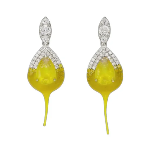Dipped Diamond Earrings
