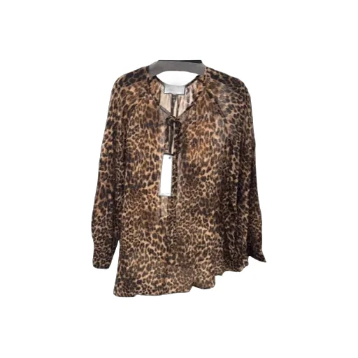 Nili Lotan Leopard Printed Blouse
