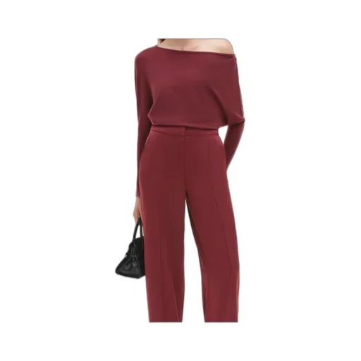 Off-Shoulder Wool Top
